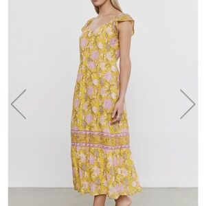 Velvet JAZLYN PRINT Dress flutter sleeve